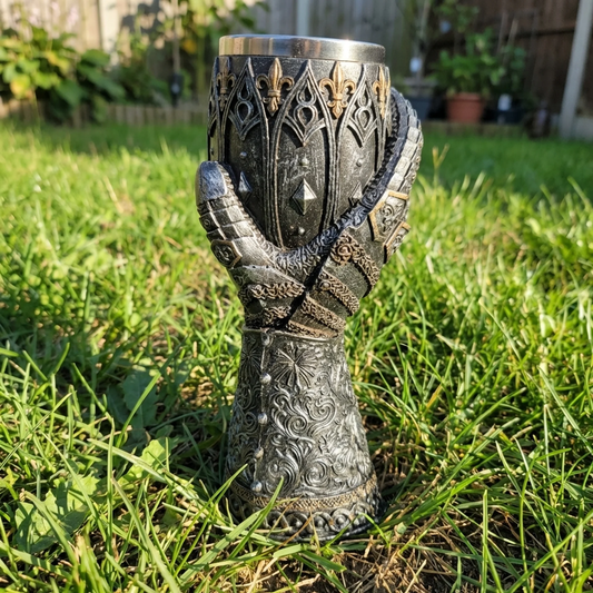Kaelith's Forge™ — Medieval Gauntlet Mug