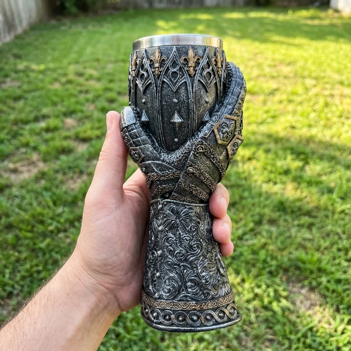 Kaelith's Forge™ — Medieval Gauntlet Mug